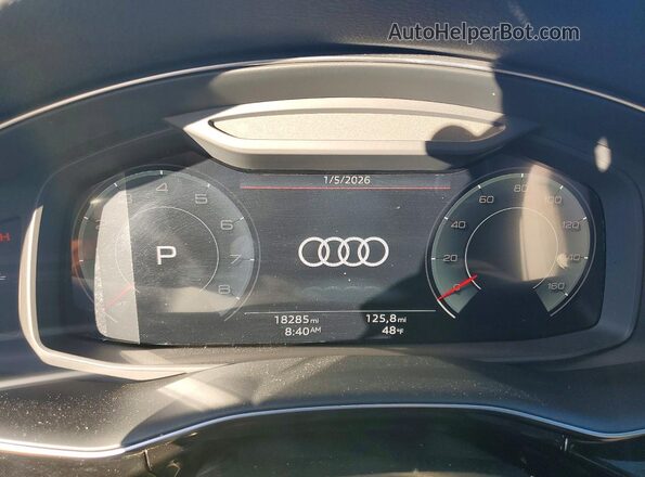 WA1LCBF7XSD007046 2025 AUDI Q7 Tan Սարքավորումների վահանակի տեսք