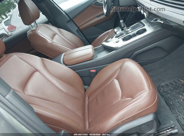 WA1LHAF70JD004215 2018 AUDI Q7 Silver წინა სალონის ხედი