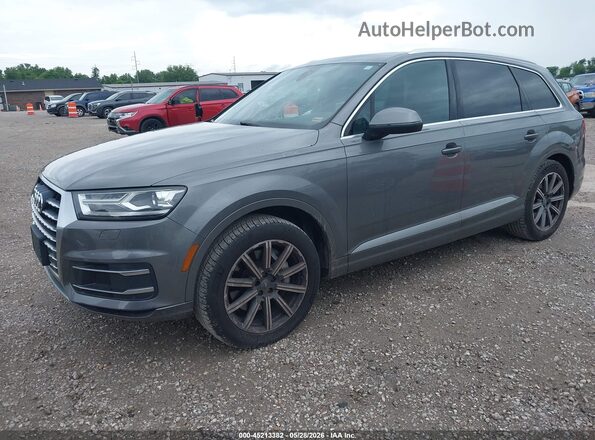 WA1LHAF70JD004215 2018 AUDI Q7 Silver წინა მარცხენა ხედი სამი მეოთხედიდან