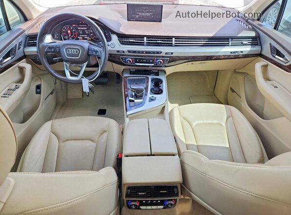 WA1LHAF70KD028371 2019 AUDI Q7 White Առջևի վահանակի տեսք