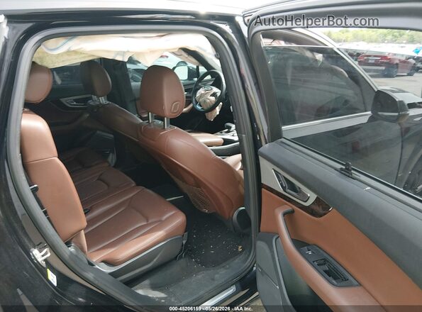 WA1LHAF70KD034204 2019 AUDI Q7 Black VIN კოდის სტიკერის ხედი