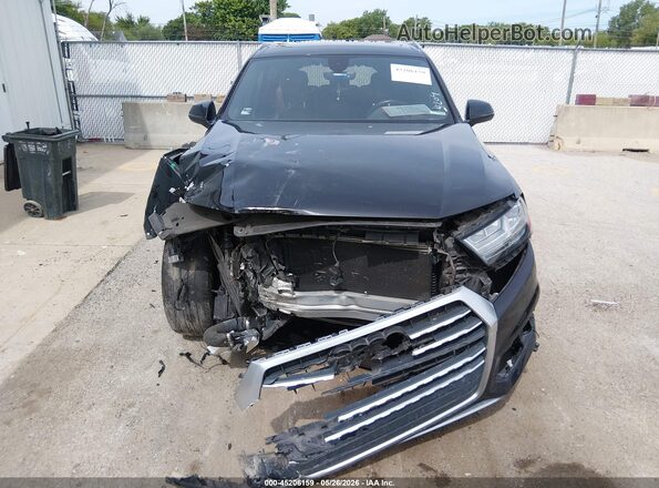 WA1LHAF70KD034204 2019 AUDI Q7 Black უკანა სალონის ხედი
