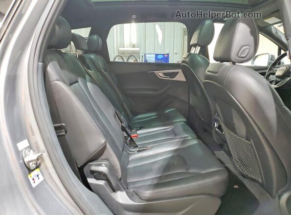 WA1LHAF71JD023890 2018 AUDI Q7 Silver Rear interior view