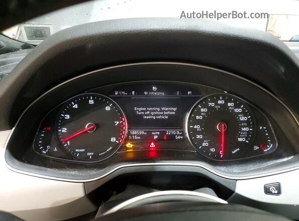 WA1LHAF71JD023890 2018 AUDI Q7 Silver Instrument cluster view