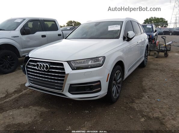 WA1LHAF73JD035331 2018 AUDI Q7 White წინა მარცხენა ხედი სამი მეოთხედიდან