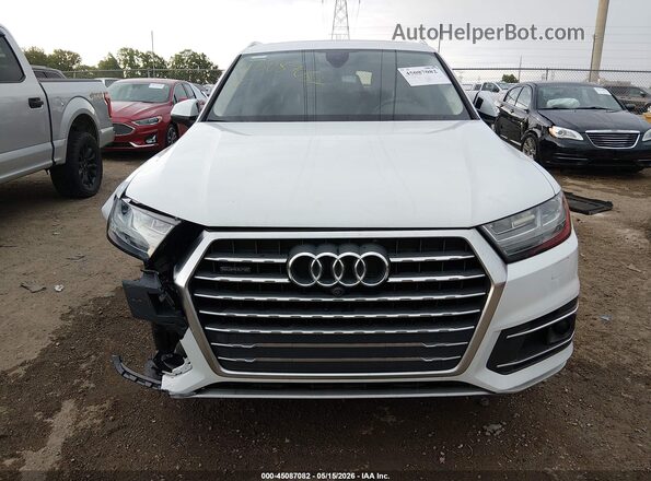 WA1LHAF73JD035331 2018 AUDI Q7 White ხელსაწყოთა პანელის ხედი