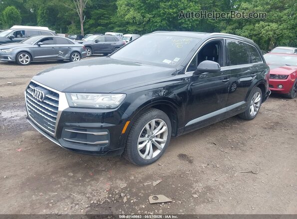 WA1LHAF74HD050463 2017 AUDI Q7 Black წინა მარცხენა ხედი სამი მეოთხედიდან