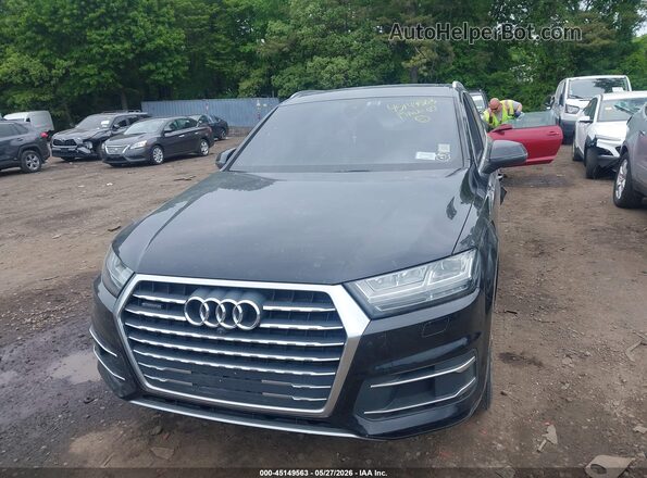 WA1LHAF74HD050463 2017 AUDI Q7 Black ხელსაწყოთა პანელის ხედი