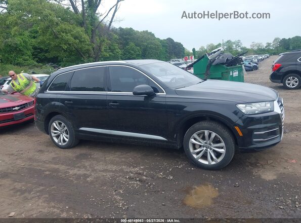 WA1LHAF74HD050463 2017 AUDI Q7 Black უკანა სალონის ხედი