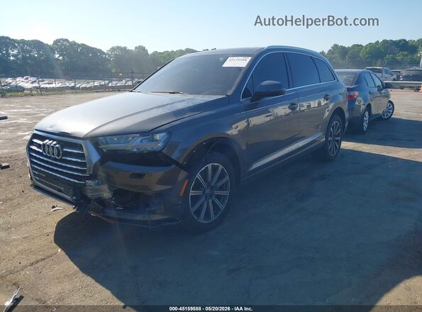 WA1LHAF74JD039985 2018 AUDI Q7 Gray Առջևի ձախ երեք քառորդ տեսարան