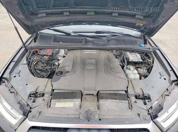 WA1LHAF75JD020801 2018 AUDI Q7 Black Vista del compartimento del motor