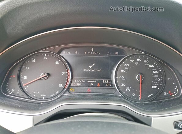 WA1LHAF75JD020801 2018 AUDI Q7 Black Vista del cuadro de instrumentos