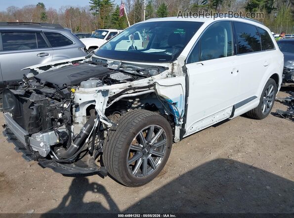 WA1LHAF77KD027802 2019 AUDI Q7 White წინა მარცხენა ხედი სამი მეოთხედიდან