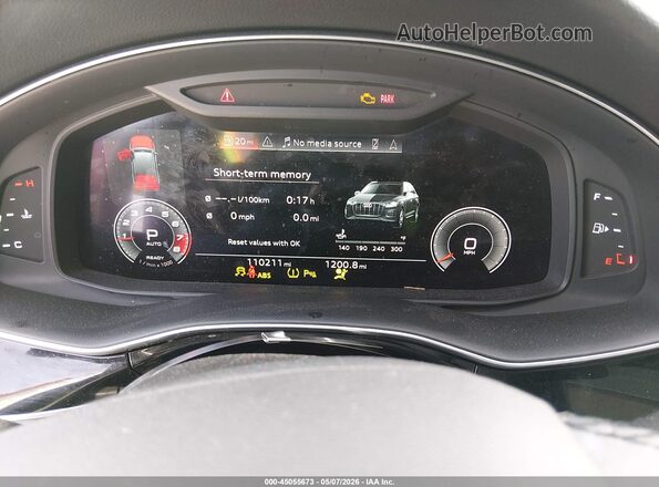 WA1LJAF70MD010461 2021 AUDI Q7 Black Вид задніх сидінь