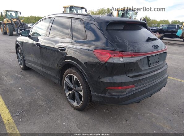 WA1LUBFZ7SP074622 2025 AUDI Q4 Black უკანა მარცხენა