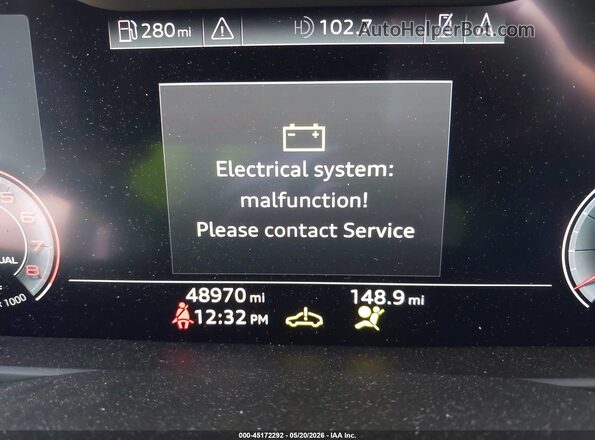 WA1LXAF70LD004253 2020 AUDI Q7 Gray Instrument cluster view