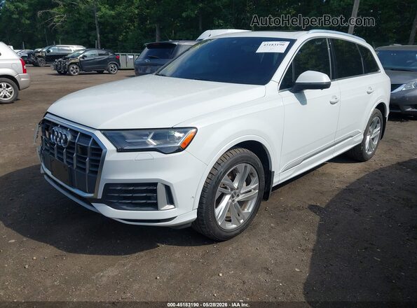 WA1LXAF72MD011884 2021 AUDI Q7 White Передня ліва чверть