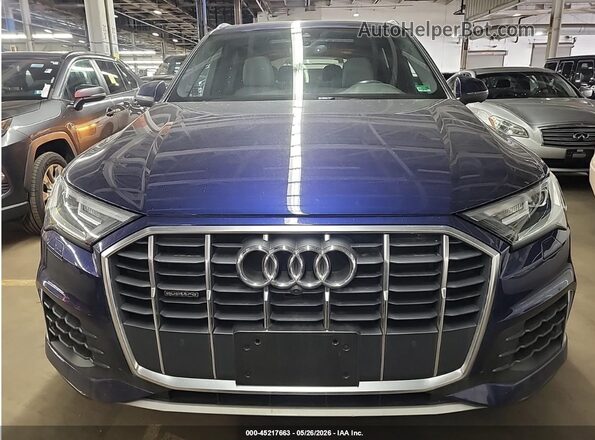 WA1LXAF72MD014929 2021 AUDI Q7 Blue Widok z tyłu
