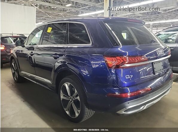 WA1LXAF72MD014929 2021 AUDI Q7 Blue Tył lewy