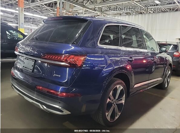 WA1LXAF72MD014929 2021 AUDI Q7 Blue Tył prawy