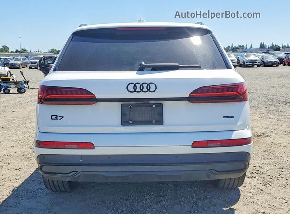 WA1LXBF71ND015688 2022 AUDI Q7 White Вид ззаду