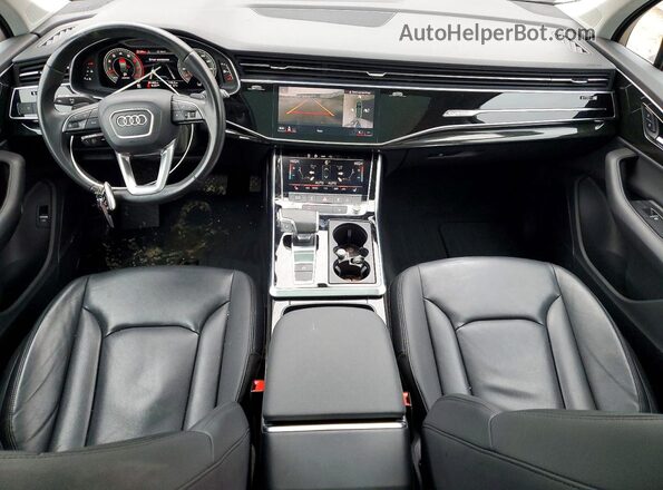 WA1LXBF73ND015076 2022 AUDI Q7 Black Widok deski rozdzielczej