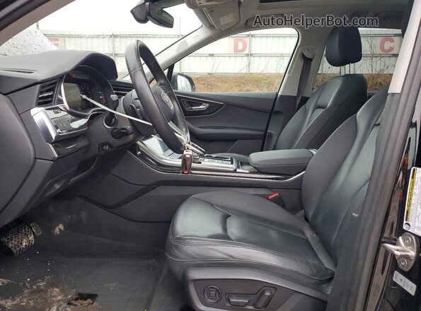 WA1LXBF73ND015076 2022 AUDI Q7 Black Widok wnętrza z przodu