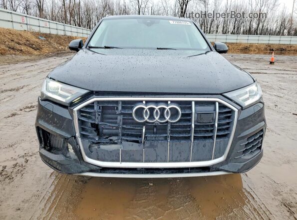 WA1LXBF73ND015076 2022 AUDI Q7 Black Widok z przodu