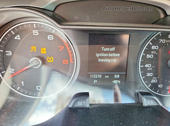 WA1UFAFL5GA008973 2016 AUDI A4 Silver Вид щитка приладів
