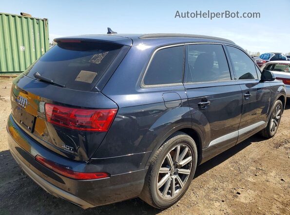 WA1VAAF70HD012662 2017 AUDI Q7 Black Trasero derecho