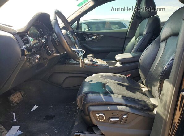 WA1VAAF70HD012662 2017 AUDI Q7 Black Vista interior delantera