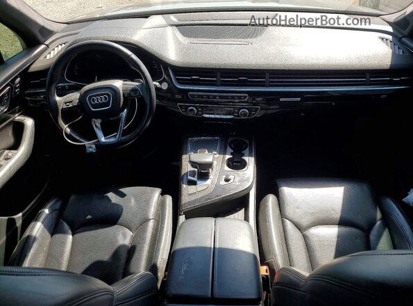 WA1VAAF70HD012662 2017 AUDI Q7 Black Vista del salpicadero