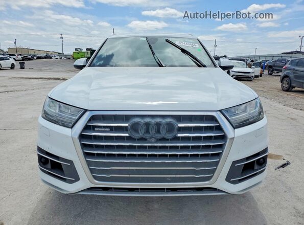 WA1VAAF70JD019343 2018 AUDI Q7 White Դիմացի տեսք