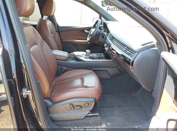 WA1VAAF72JD020266 2018 AUDI Q7 Black Vista interior delantera