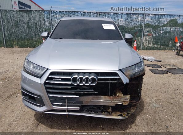 WA1VAAF72JD040730 2018 AUDI Q7 Silver Instrument cluster view