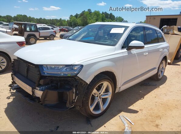WA1VAAF72KD007969 2019 AUDI Q7 White Vista tres cuartos delantera izquierda