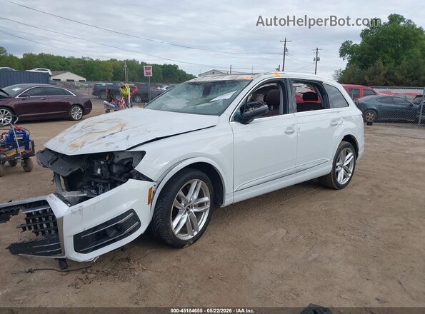 WA1VAAF73JD039019 2018 AUDI Q7 Белый Передняя левая четверть