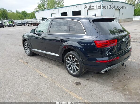 WA1VAAF77JD018383 2018 AUDI Q7 Dark Blue უკანა მარცხენა