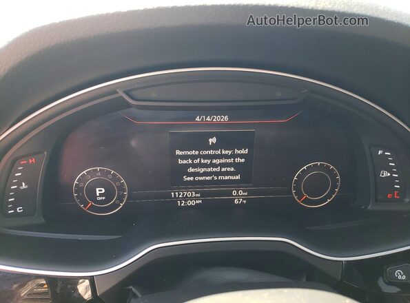 WA1VAAF78JD017985 2018 AUDI Q7 White 