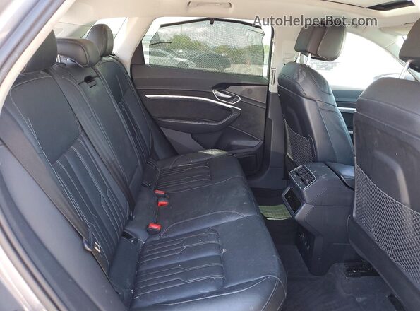 WA1VAAGE7KB024954 2019 AUDI E-TRON Silver Вид задньої частини салону