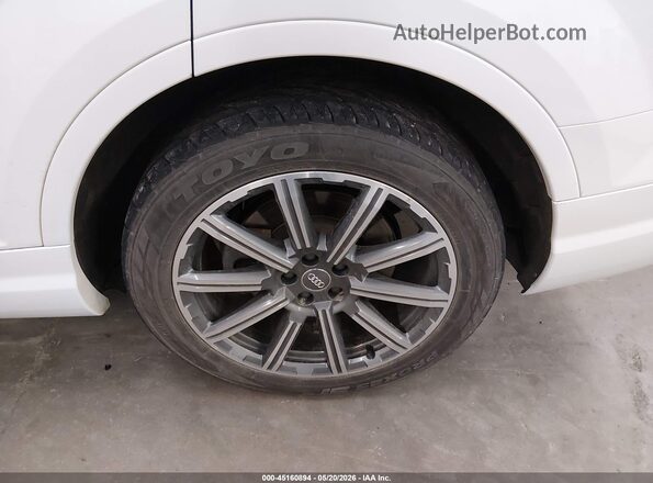 WA1VABF71HD038337 2017 AUDI Q7 White Вид щитка приладів