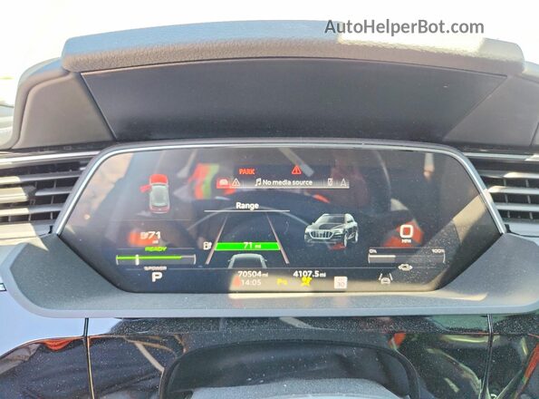 WA1VABGE0NB023137 2022 AUDI E-TRON Gray Widok zestawu wskaźników