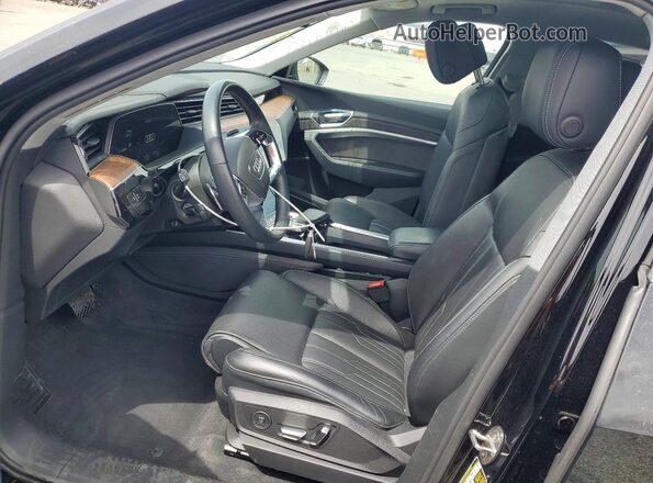 WA1VABGE2KB008490 2019 AUDI E-TRON Black Widok wnętrza z przodu
