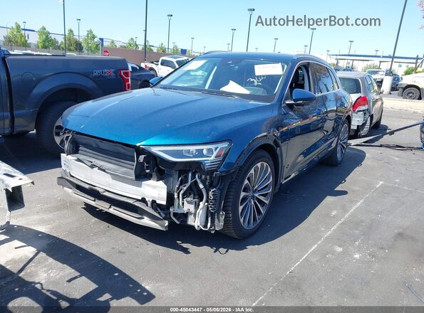 WA1VABGE9KB024797 2019 AUDI E-TRON Green Front left