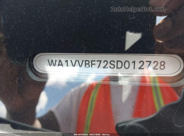 WA1VVBF72SD012728 2025 AUDI Q7 White Շարժիչի բաժամունքի տեսք