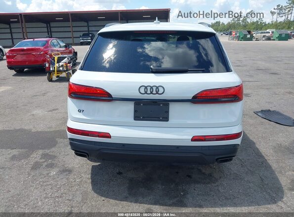 WA1VVBF72SD012728 2025 AUDI Q7 White 