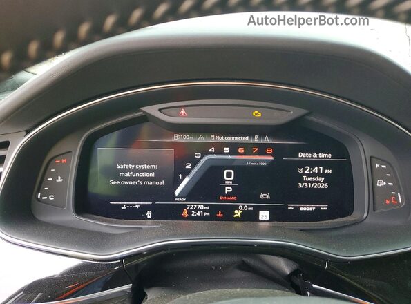 WA1VWAF76LD012871 2020 AUDI SQ7 White 