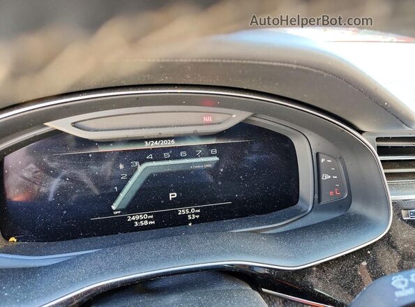 WA1VWBF77PD019131 2023 AUDI SQ7 Black Widok zestawu wskaźników