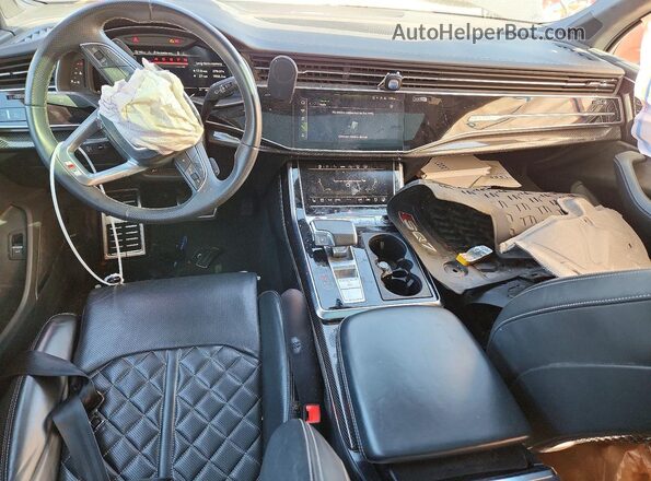WA1VWBF77PD019131 2023 AUDI SQ7 Black Widok deski rozdzielczej