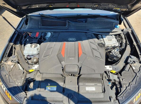 WA1VWBF79ND001047 2022 AUDI SQ7 Black ძრავის განყოფილების ხედი